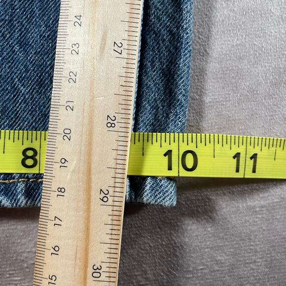 Women’s Levi’s Medium Wash High Waisted Straight Baggy Denim Jeans - Picture 6 of 8